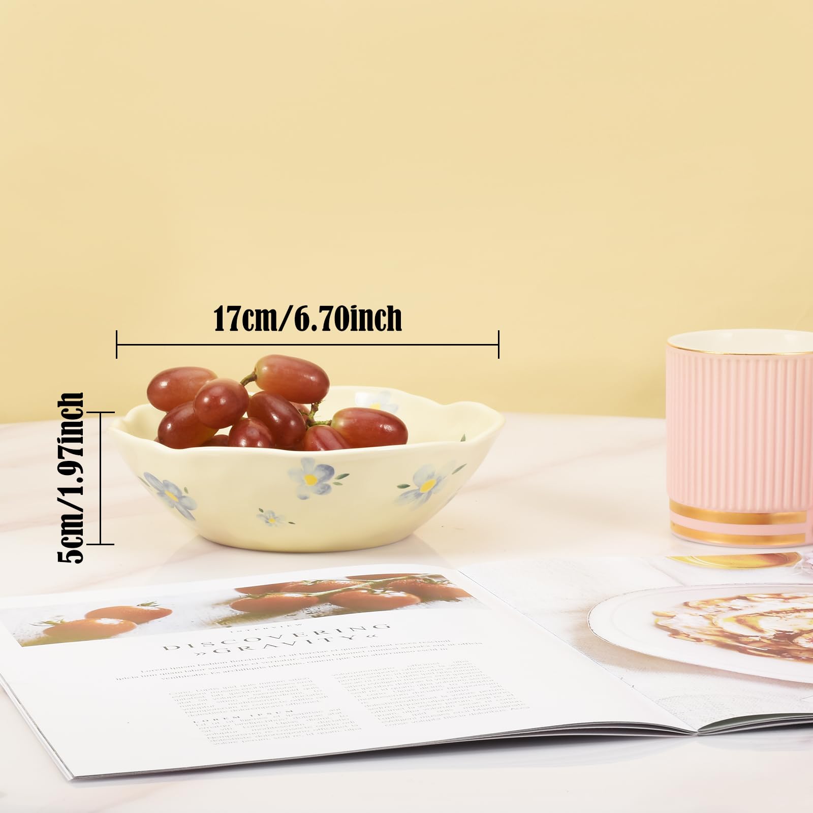 Amazon.co.jp: Koythin サラダボウル 2個セット かわいいブルー